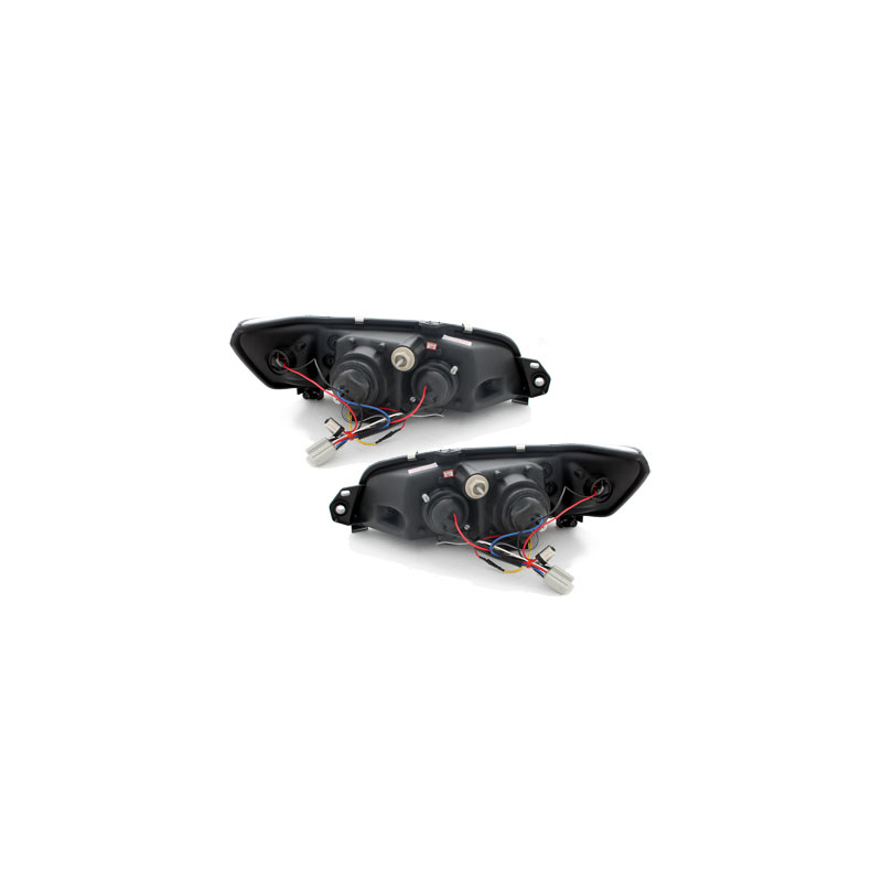 Phares DAYLINE Peugeot 306 97-00  avec feux diurne LED  Chrome