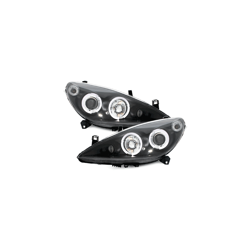Phares Peugeot 307 01-04.05_2 Standlichtringe Noir