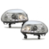 Phares DAYLINE Renault Clio II 98-01 avec Feux Diurne Led Chrome Phares DAYLINE Renault Clio II 98-01 avec Feux Diurne Led Chrome