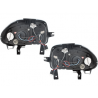 Phares DAYLINE Renault Clio II 98-01 avec Feux Diurne Led Chrome Phares DAYLINE Renault Clio II 98-01 avec Feux Diurne Led Chrome