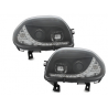 Phares DAYLINE Renault Clio II 98-01 avec Feux Diurne Led Noir Phares DAYLINE Renault Clio II 98-01 avec Feux Diurne Led Noir