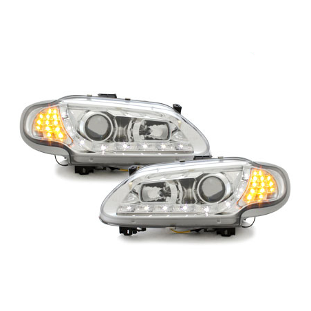 Phares DAYLINE Renault Megane 3/5T96-99_TFL-Opt Chrome