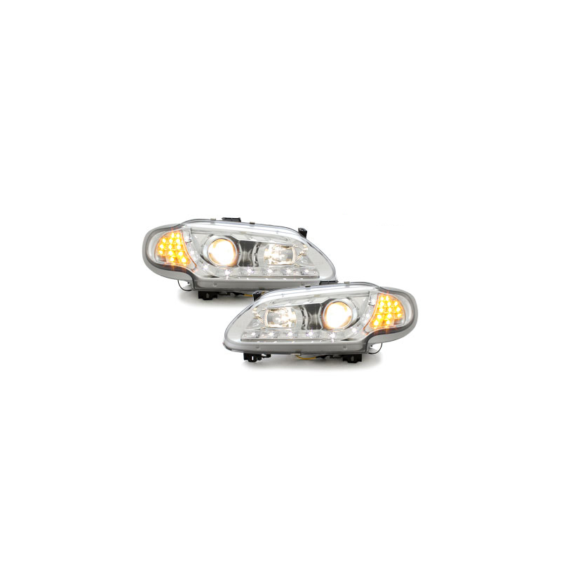 Phares DAYLINE Renault Megane 3/5T96-99_TFL-Opt Chrome