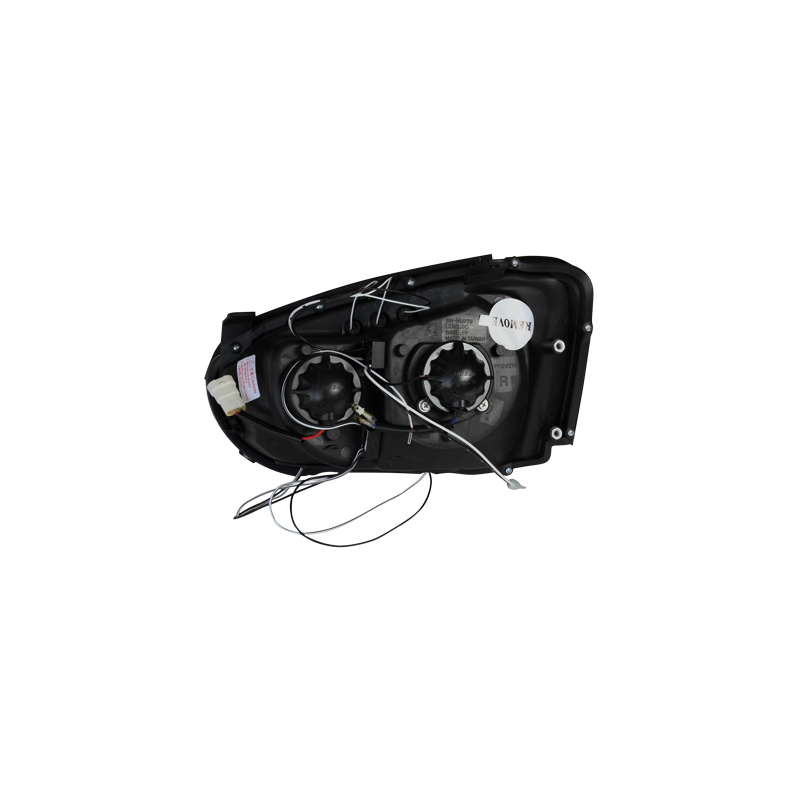 Phares Subaru Impreza 02-05  avec anneaux lumineux angel eyes  Noir