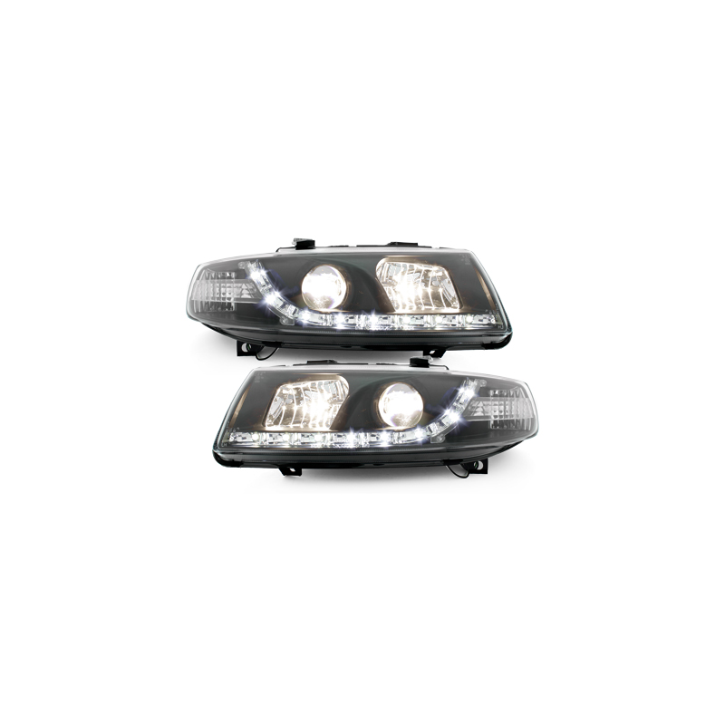  Phares LED DRL Seat Leon/Toledo 99-04 Noir -  SWSI02GXB