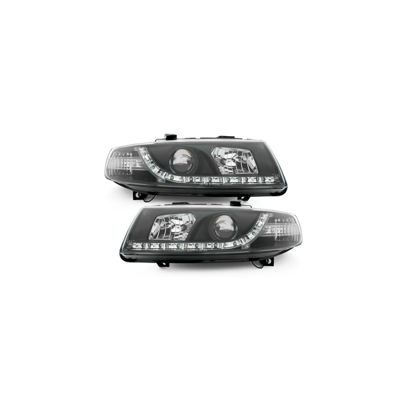  Phares LED DRL Seat Leon/Toledo 99-04 Noir -  SWSI02GXB