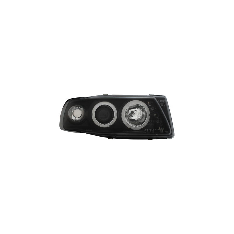  Phares Seat Ibiza 6K 93-00 2 (Cercle Halo) Noir -  SWSI03B