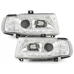  Phares bande LED Seat Ibiza 6K 93-00 (Optique Xénon) Chrome -  SWSI03GX