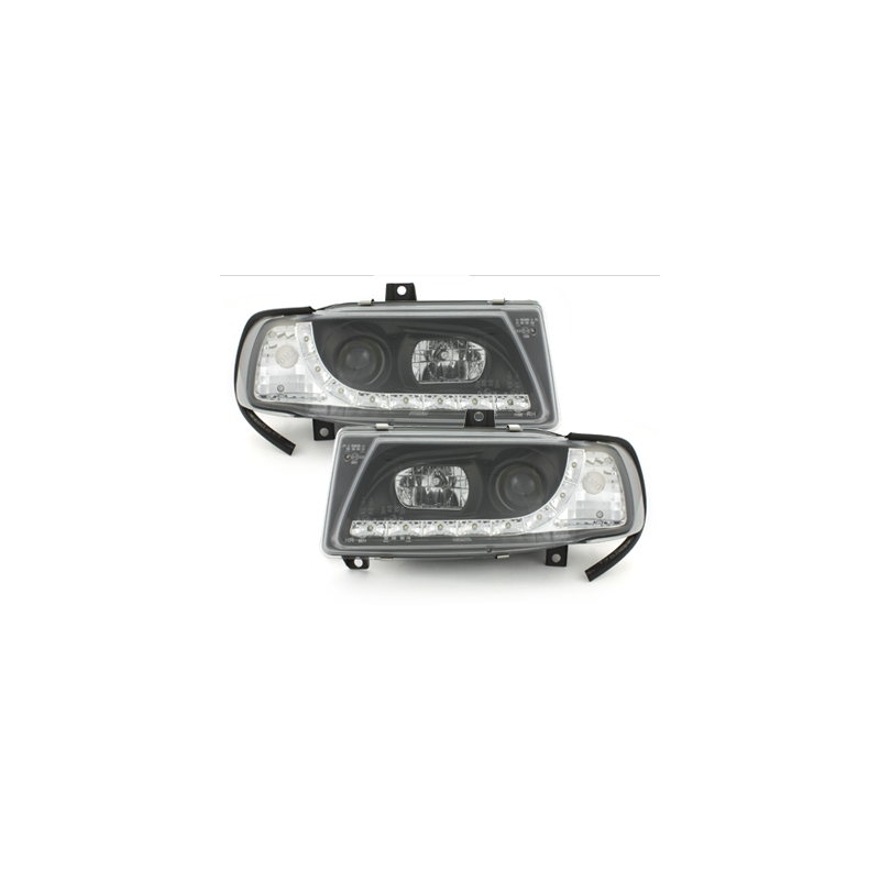  Phares bande LED Seat Ibiza 6K 93-00 (Optique Xénon) Noir -  SWSI03GXB