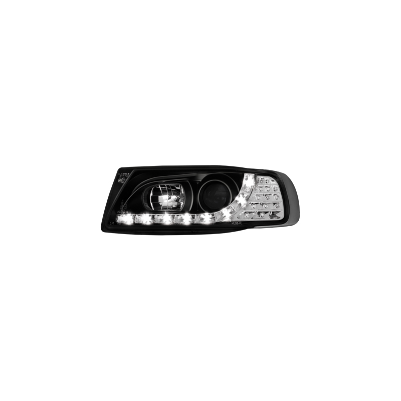  Phares bande LED Seat Ibiza 6K 93-00 (Optique Xénon) Noir -  SWSI03GXBL