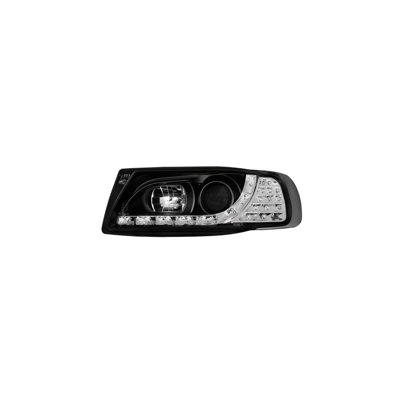  Phares bande LED Seat Ibiza 6K 93-00 (Optique Xénon) Noir -  SWSI03GXBL