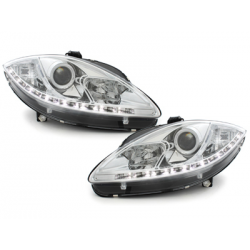  Phares avec feux diurnes Seat Leon 1P Chrome -  SWSI04ALGX