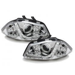  Phares LED DRL Seat Ibiza 6L 03-08 Chrome -  SWSI05AGX