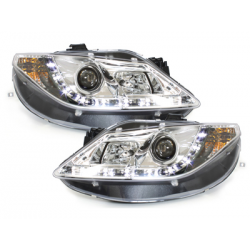  Phares LED DRL Seat Ibiza 6J 08 Chrome -  SWSI06LGX
