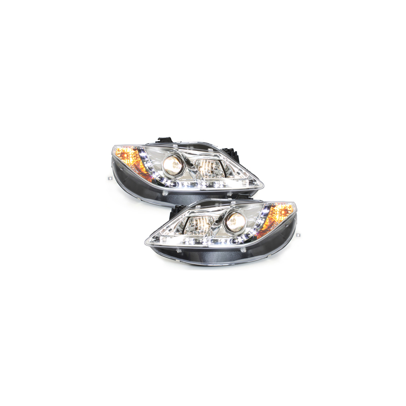  Phares LED DRL Seat Ibiza 6J 08 Chrome -  SWSI06LGX