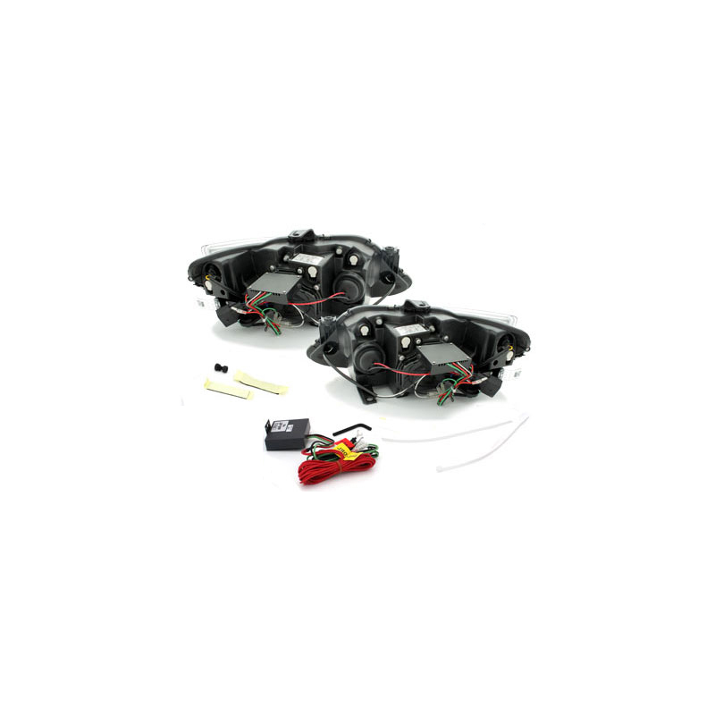  Phares LED DRL Seat Ibiza 6J 08 Noir -  SWSI06LGXB