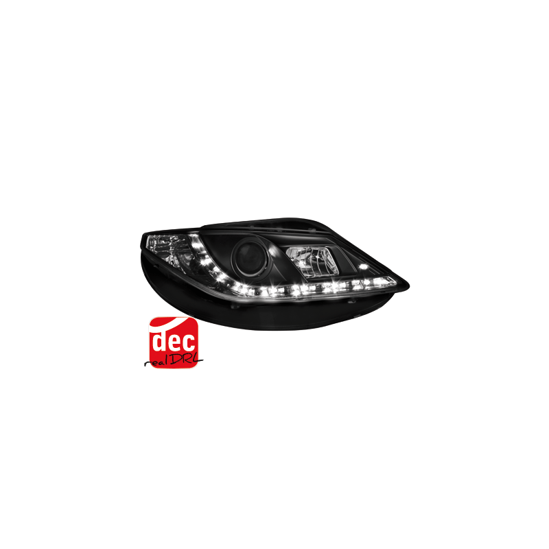  Phares LED DRL Seat Ibiza 6J 08 Noir -  SWSI06LGXB