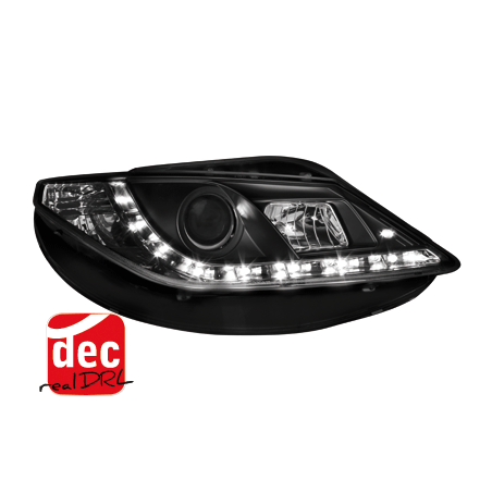  Phares LED DRL Seat Ibiza 6J 08 Noir -  SWSI06LGXB