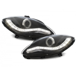  Phares avec feux diurnes Seat Leon 1P 09+ - Noir -  SWSI08EGXB