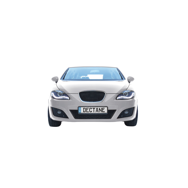  Phares avec feux diurnes Seat Leon 1P 09+ - Noir -  SWSI08EGXB