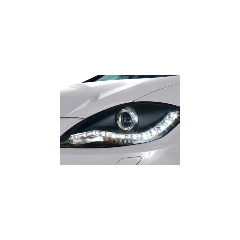 Phares avec feux diurnes Seat Leon 1P 09+ - Noir -  SWSI08EGXB