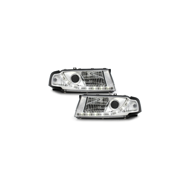 Phares LED DRL Skoda Octavia I 00-04  Chrome