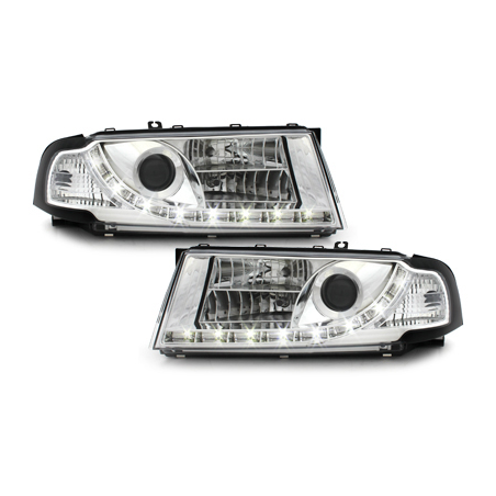 Phares LED DRL Skoda Octavia I 00-04  Chrome