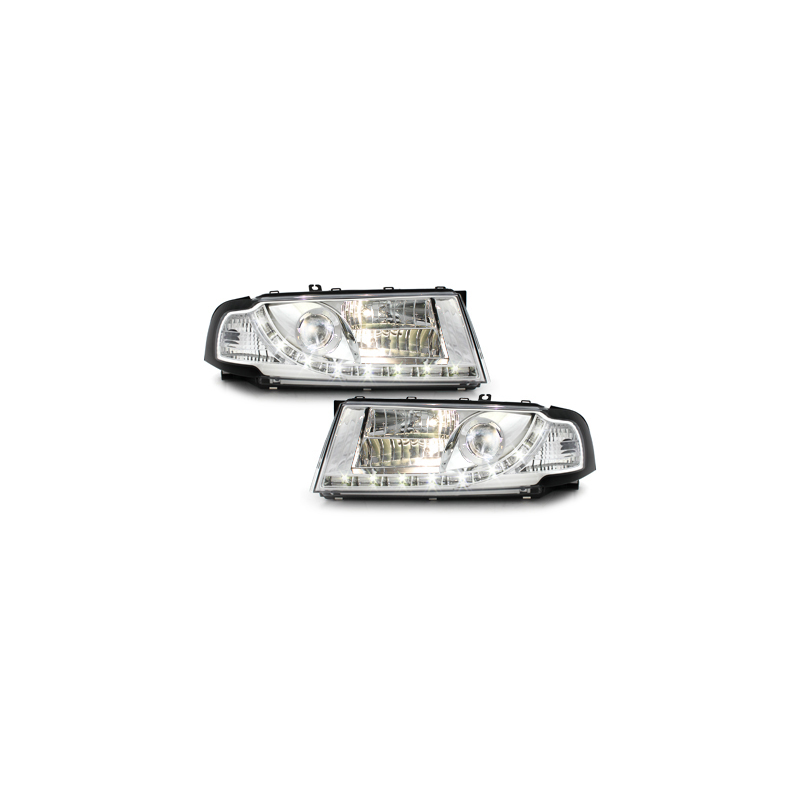 Phares LED DRL Skoda Octavia I 00-04  Chrome