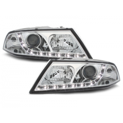 Phares LED DRL Skoda Octavia II 06-09 Chrome