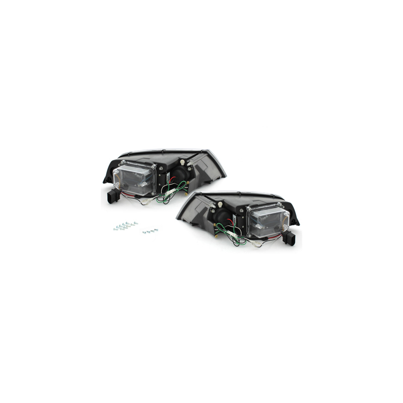 Phares LED DRL Skoda Octavia II 06-09 Chrome