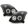 Phares Suzuki Swift 05-10 avec anneaux lumineux angel eyes CCFL Noir Phares Suzuki Swift 05-10 avec anneaux lumineux angel eyes CCFL Noir