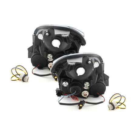 Phares Suzuki Swift 05-10 avec 2 Anneaux lumineux Angel Eyes Noir Phares Suzuki Swift 05-10 avec 2 Anneaux lumineux Angel Eyes Noir