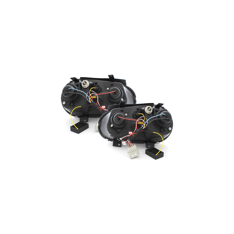 Phares LED DRL VW Golf IV 97-04  Noir
