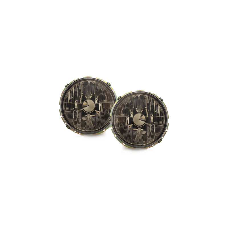 Phares VW Golf I 74-83+Cabrio Noir chrome