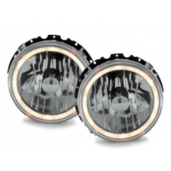 Phares VW Golf I 74-83_Angel Eyes_Cross-chromé