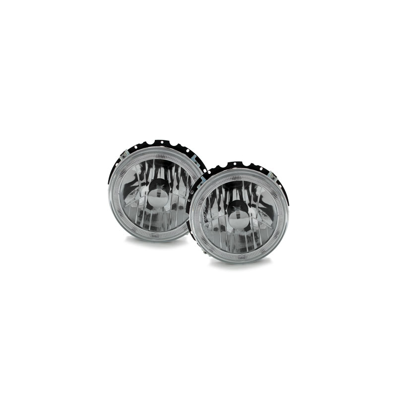 Phares VW Golf I 74-83_Angel Eyes_Cross-chromé