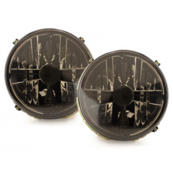 Phares VW Golf I avec croix  Noir chrome