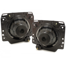 Phares VW Golf II 83-93 avec croix  Noir chrome