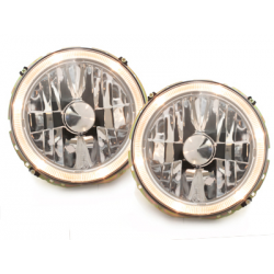 Phares  VW Golf I 74-83 et Cabriolet_Standlichtringe  Chrome