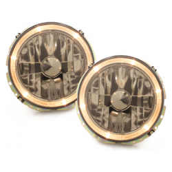 Phares VW Golf I _ Standlichtringe  Noir chrome