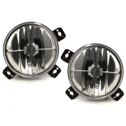 Phares longue chrome porté avec croix VW Golf 1 et 2