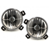 Phares longue chrome porté avec croix VW Golf 1 et 2 Phares longue chrome porté avec croix VW Golf 1 et 2