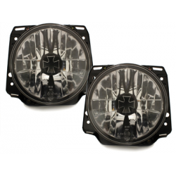 Phares VW Golf II 83-93 Iron Cross cap _ Linse klar