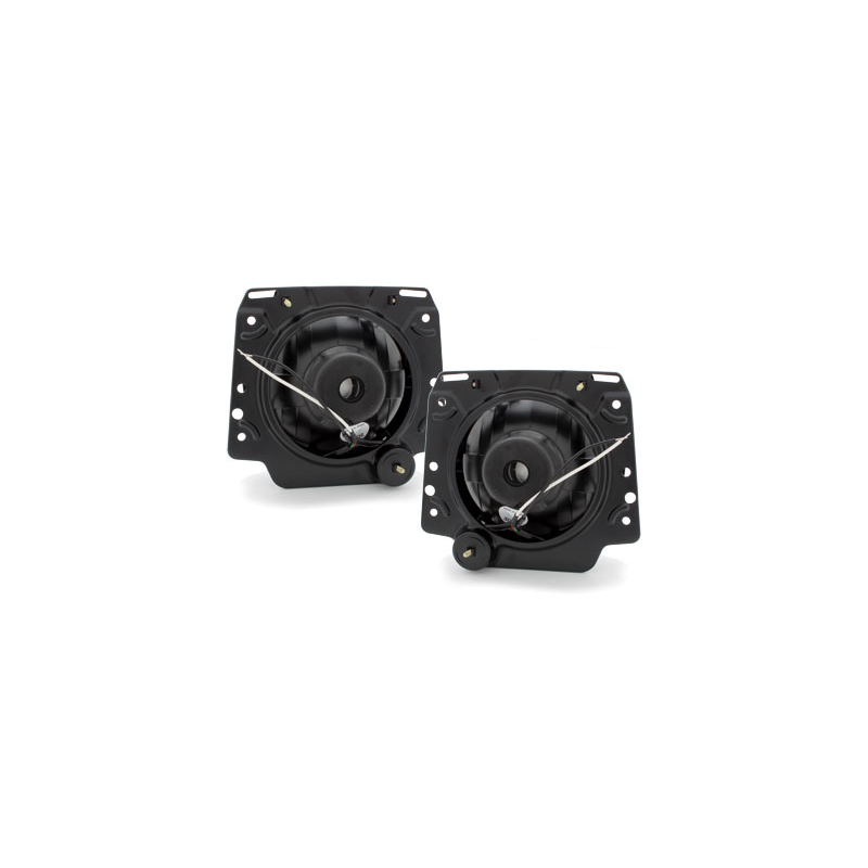 Phares  VW Golf II 83-93 avec anneaux lumineux  Noir / chrome