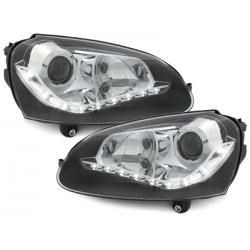  Phares DAYLINE VW Golf V DRL Noir -  SWV06DGXB