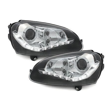  Phares DAYLINE VW Golf V DRL Noir -  SWV06DGXB