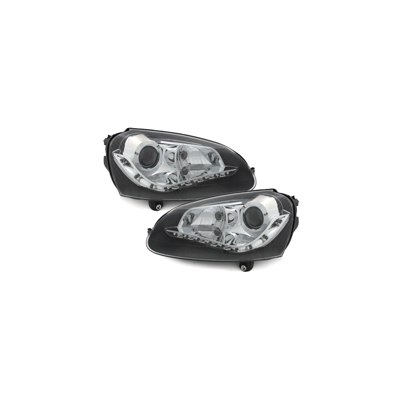  Phares DAYLINE VW Golf V DRL Noir -  SWV06DGXB