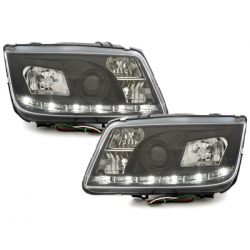 Phares D-LITE VW Bora 99-08  DRL- couleur noir