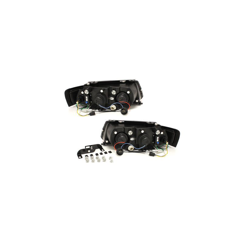 Phares LED DRL VW Passat 3B 96-00 Chrome