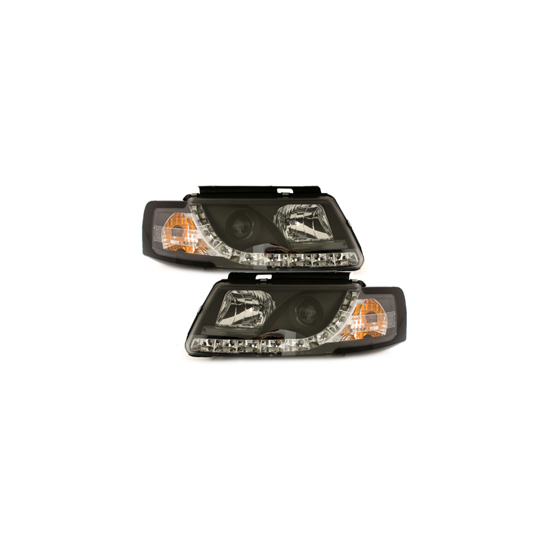 Phares LED DRL VW Passat 3B Noir